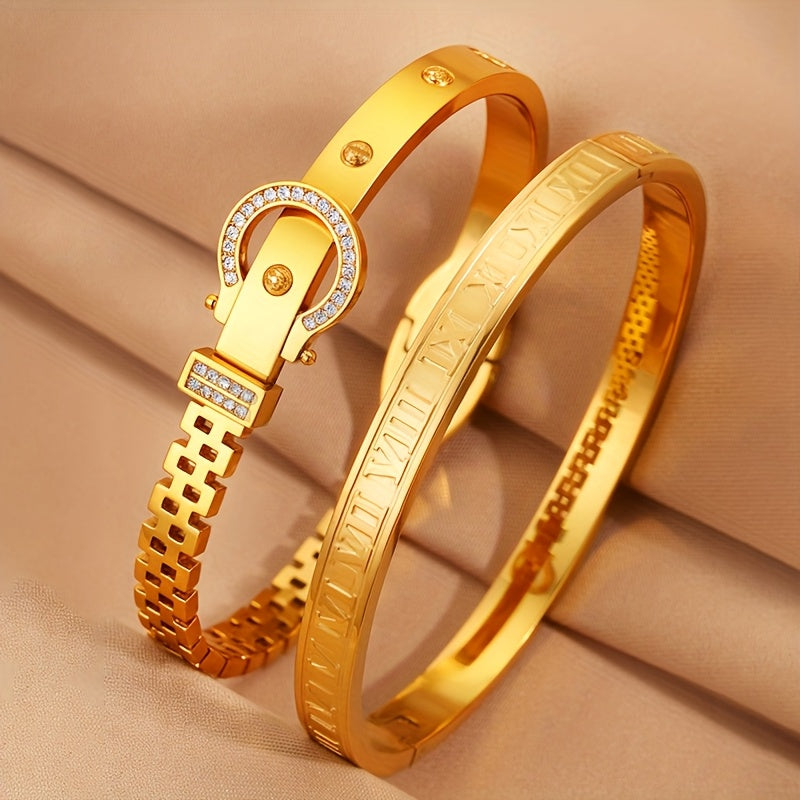 Vintage Roman Horseshoe Bracelet