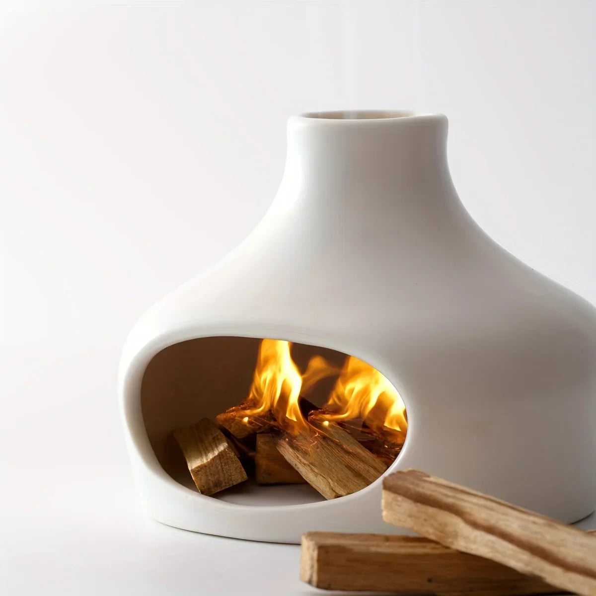 Elegant Ceramic Fireplace