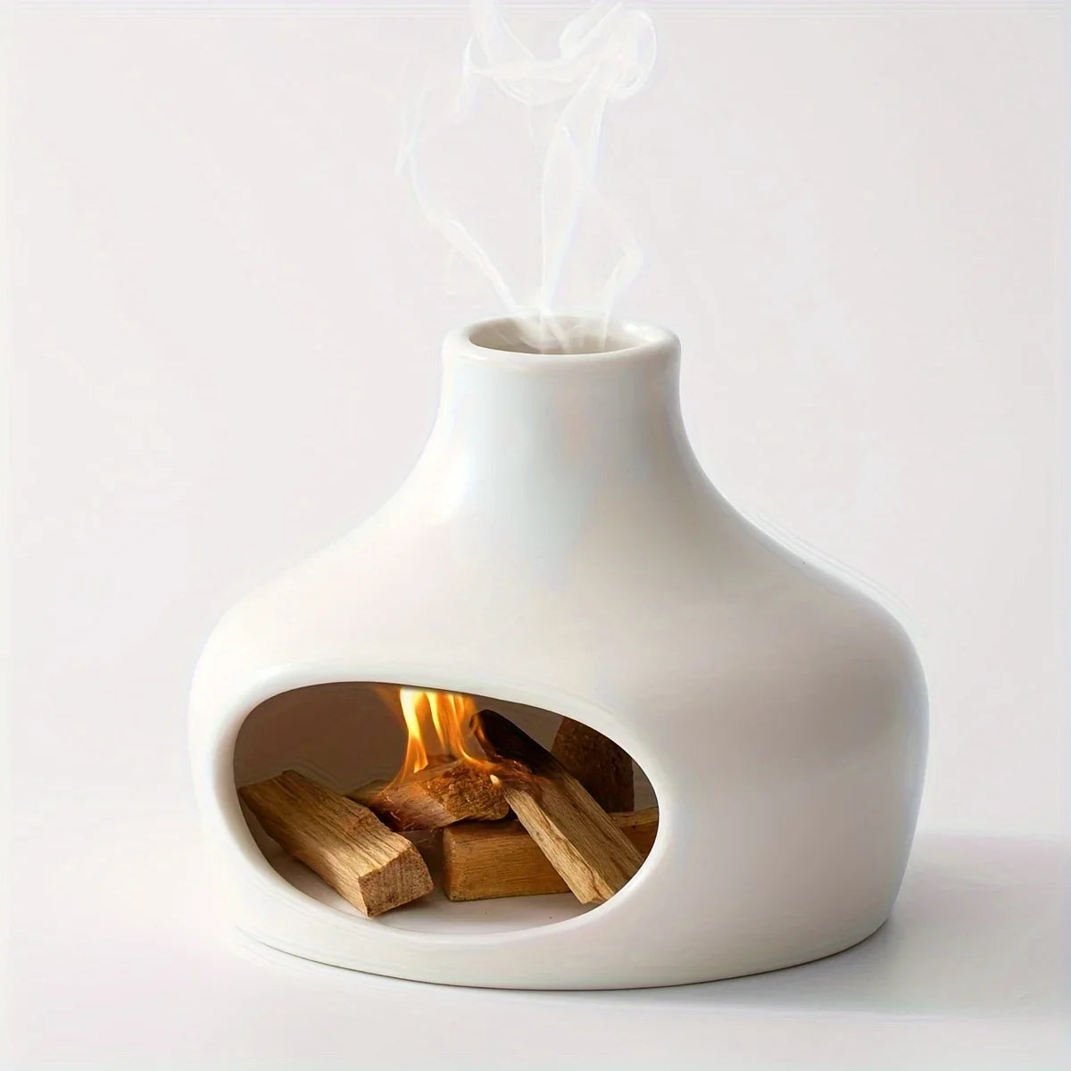 Elegant Ceramic Fireplace