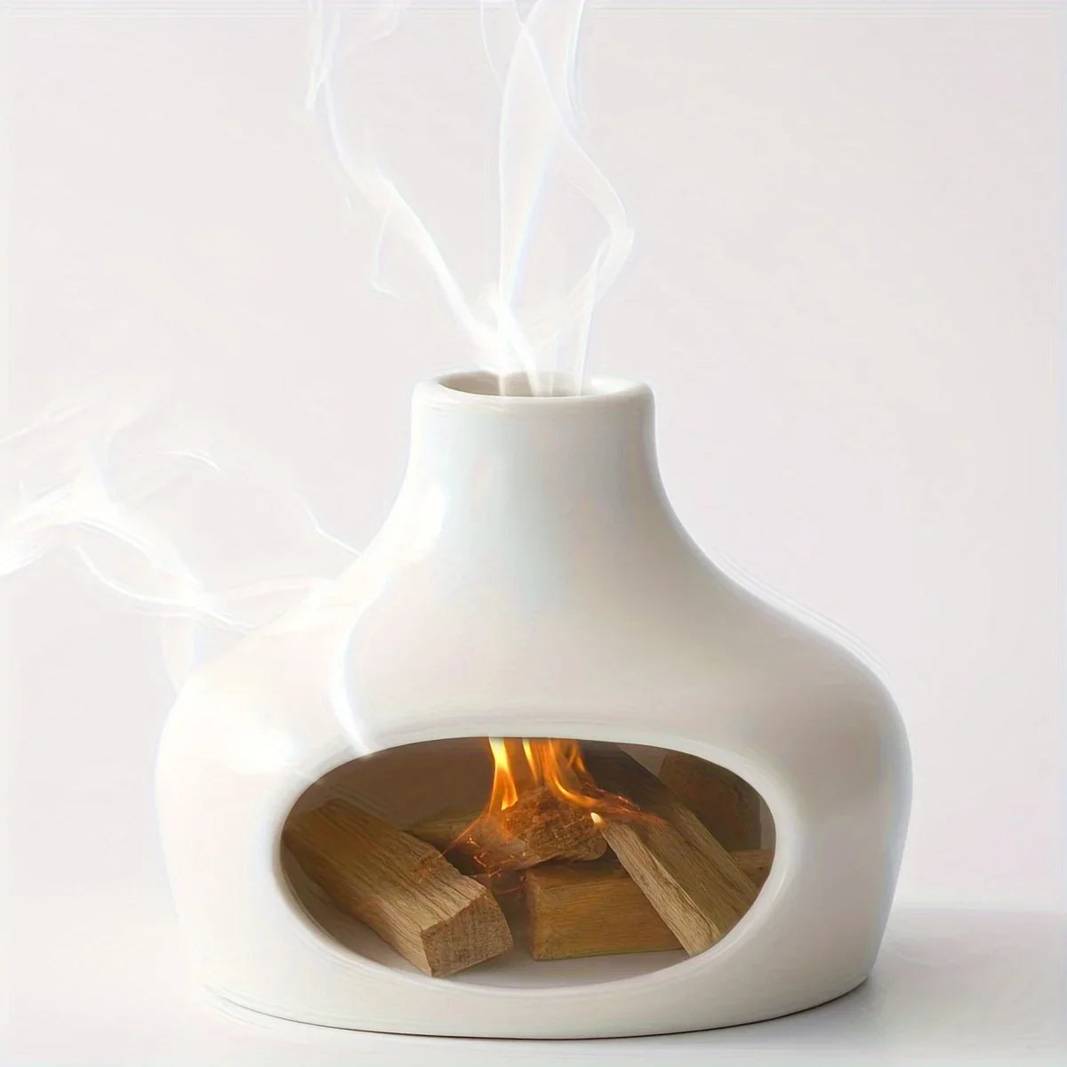 Elegant Ceramic Fireplace